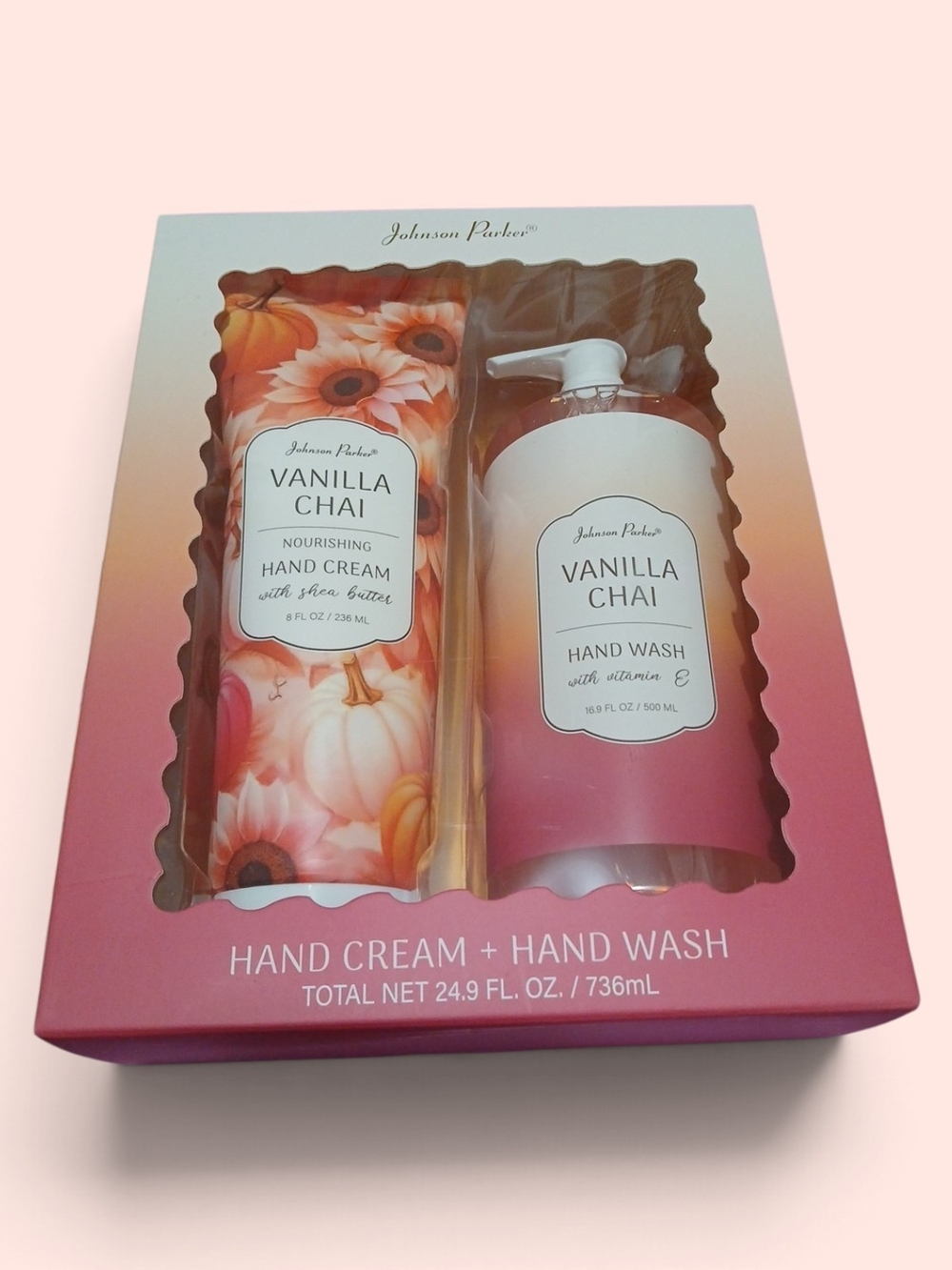 Vanilla Chai Hand Cream & Hand Wash Set - Pink